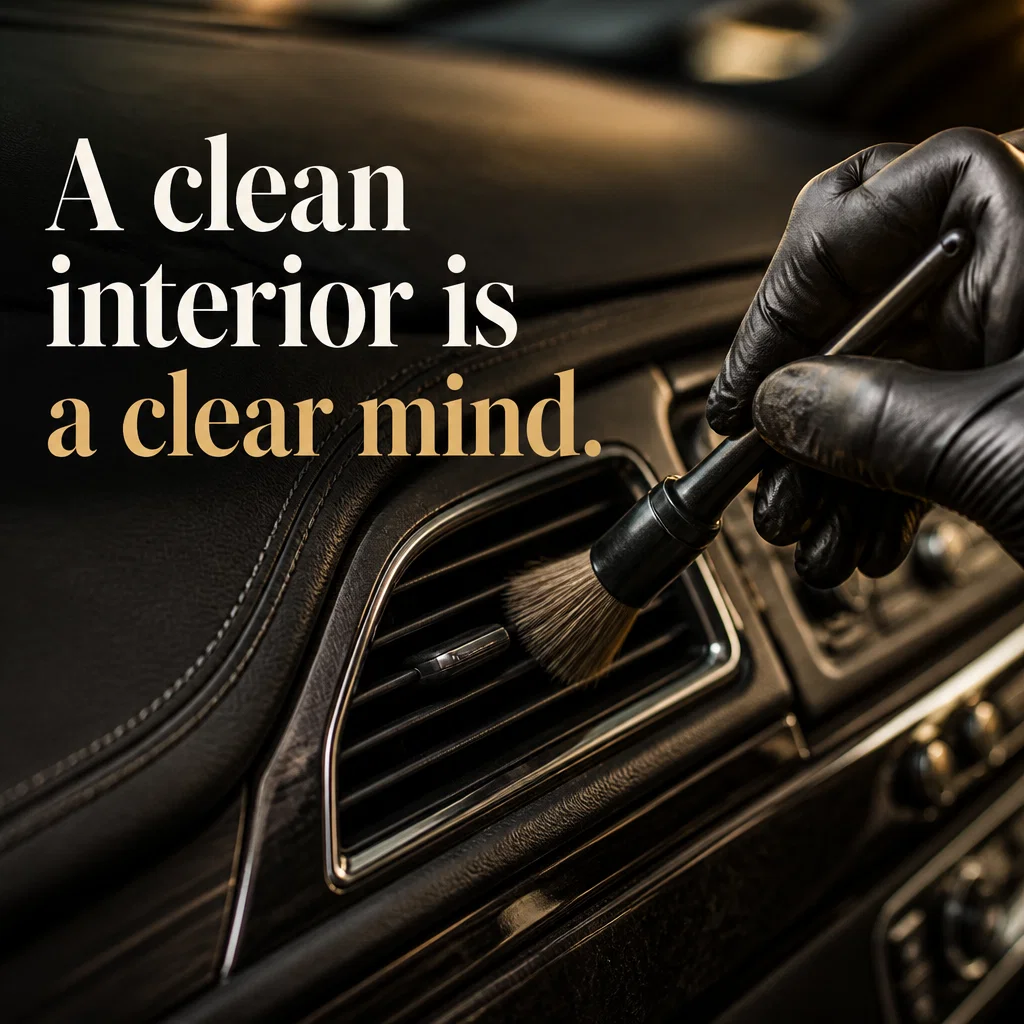 Car Wash ad concept example: The Interior Transformation