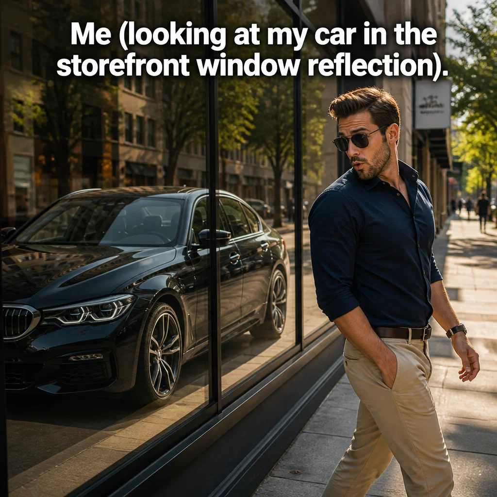 Car Wash meme ad example: The Distracted Driver