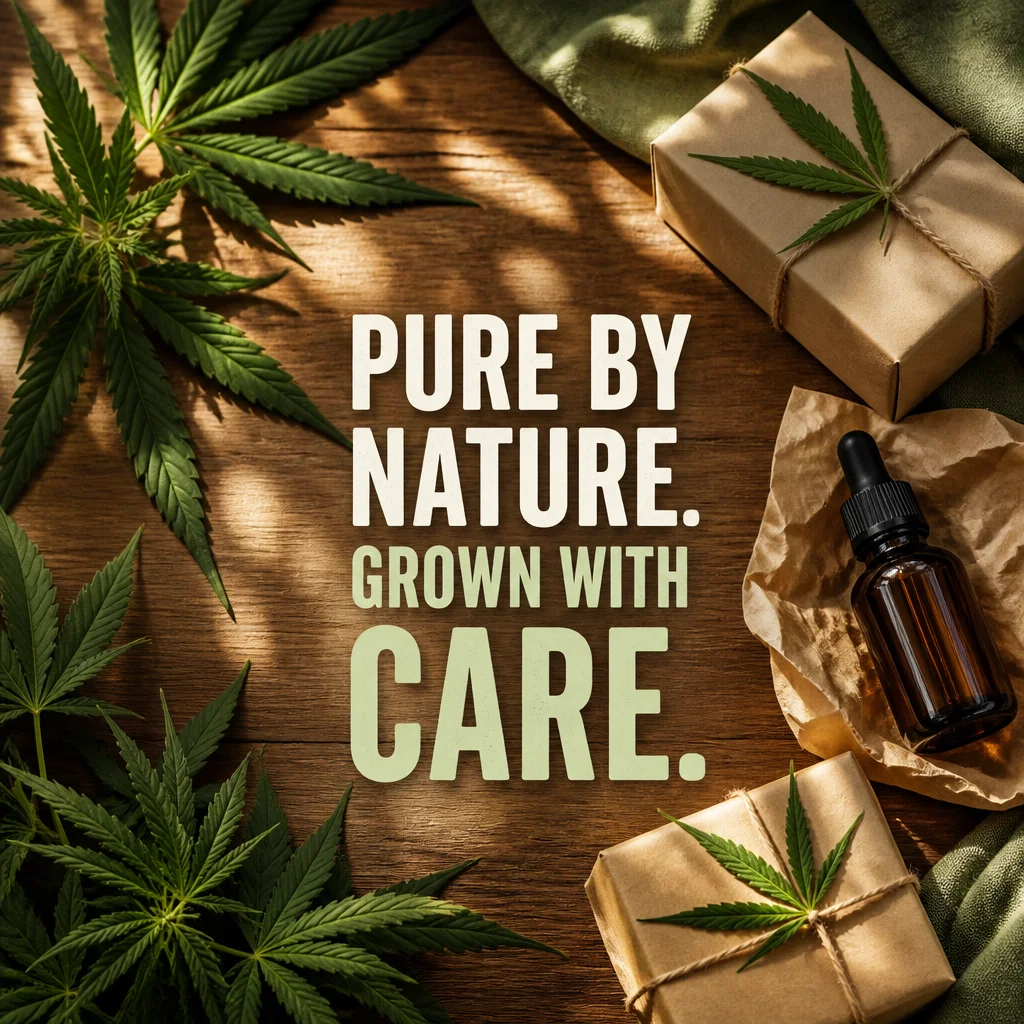 CBD Store ad concept example: Eco-Friendly Ethics