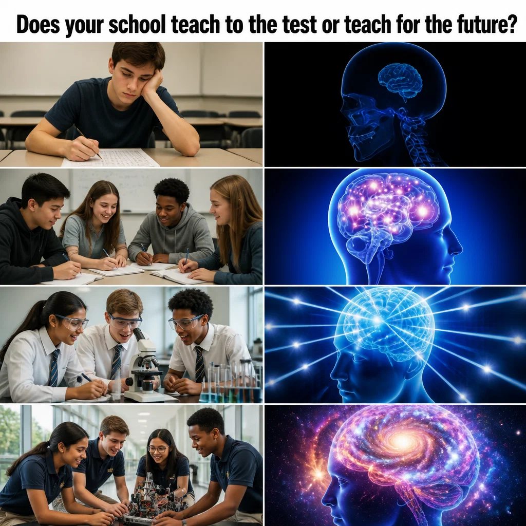 Charter School meme ad example: Standardized Testing Truth