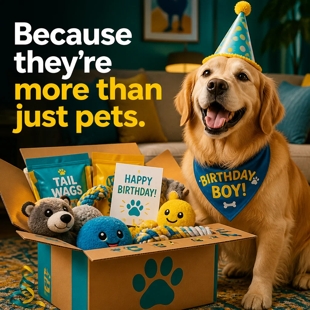 Chewy ad concept example: The Birthday Surprise