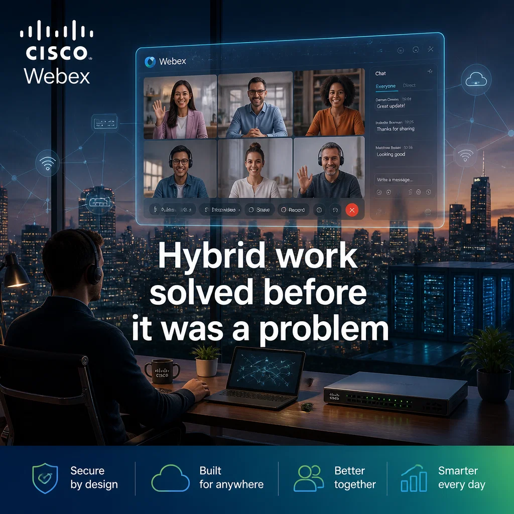 Cisco meme ad example: Webex Reality