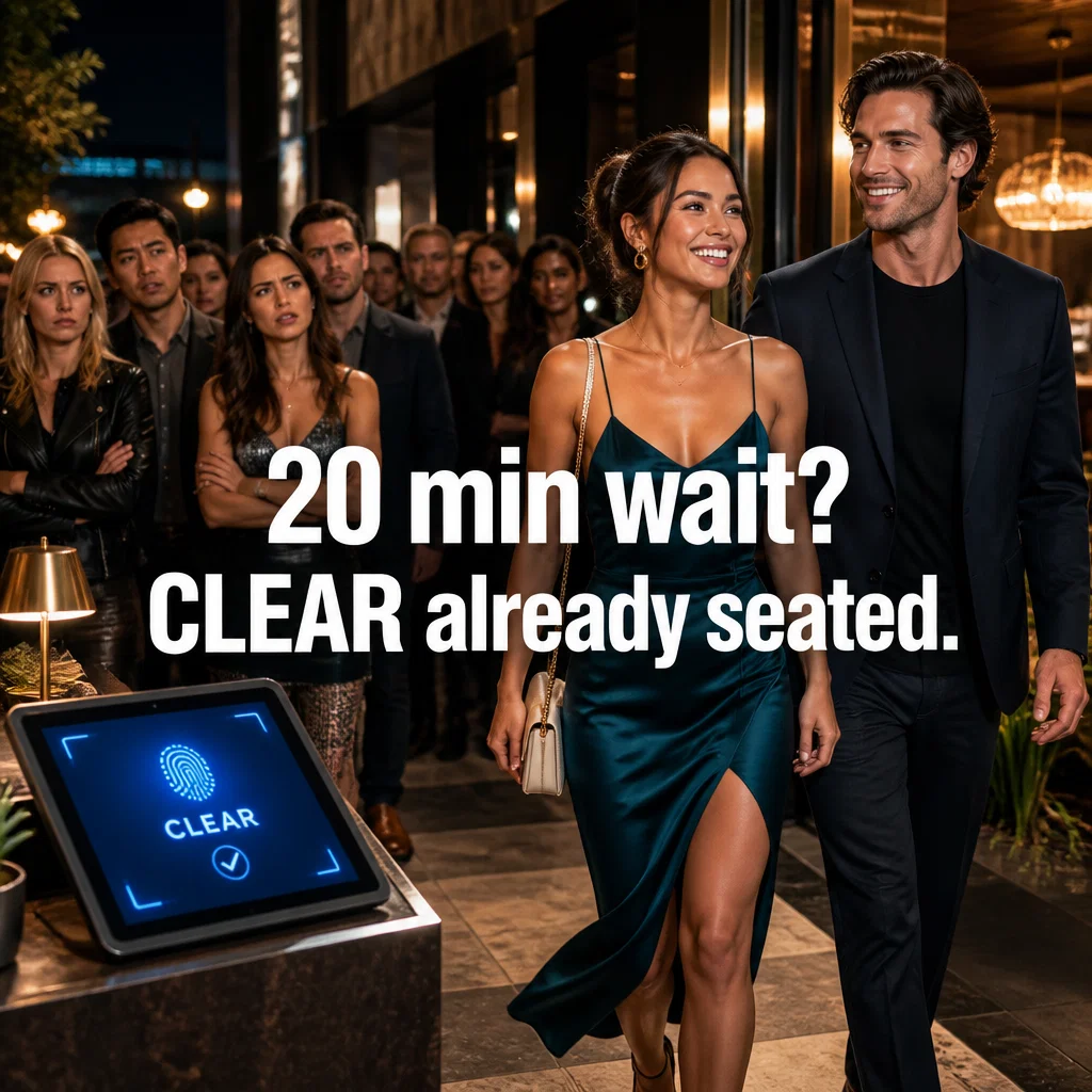 Clear meme ad example: Restaurant Table Ready