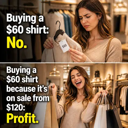 Clothing Store meme ad example: The Outfit Math