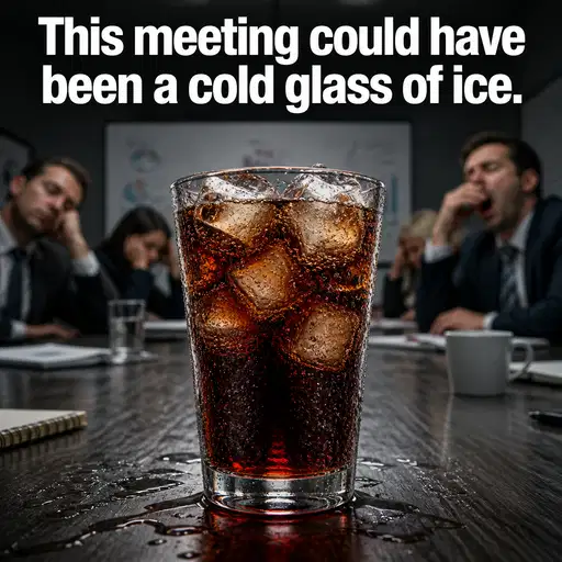 Coca-Cola meme ad example: The Meeting Savior