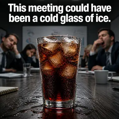 Coca-Cola meme ad example: The Meeting Savior