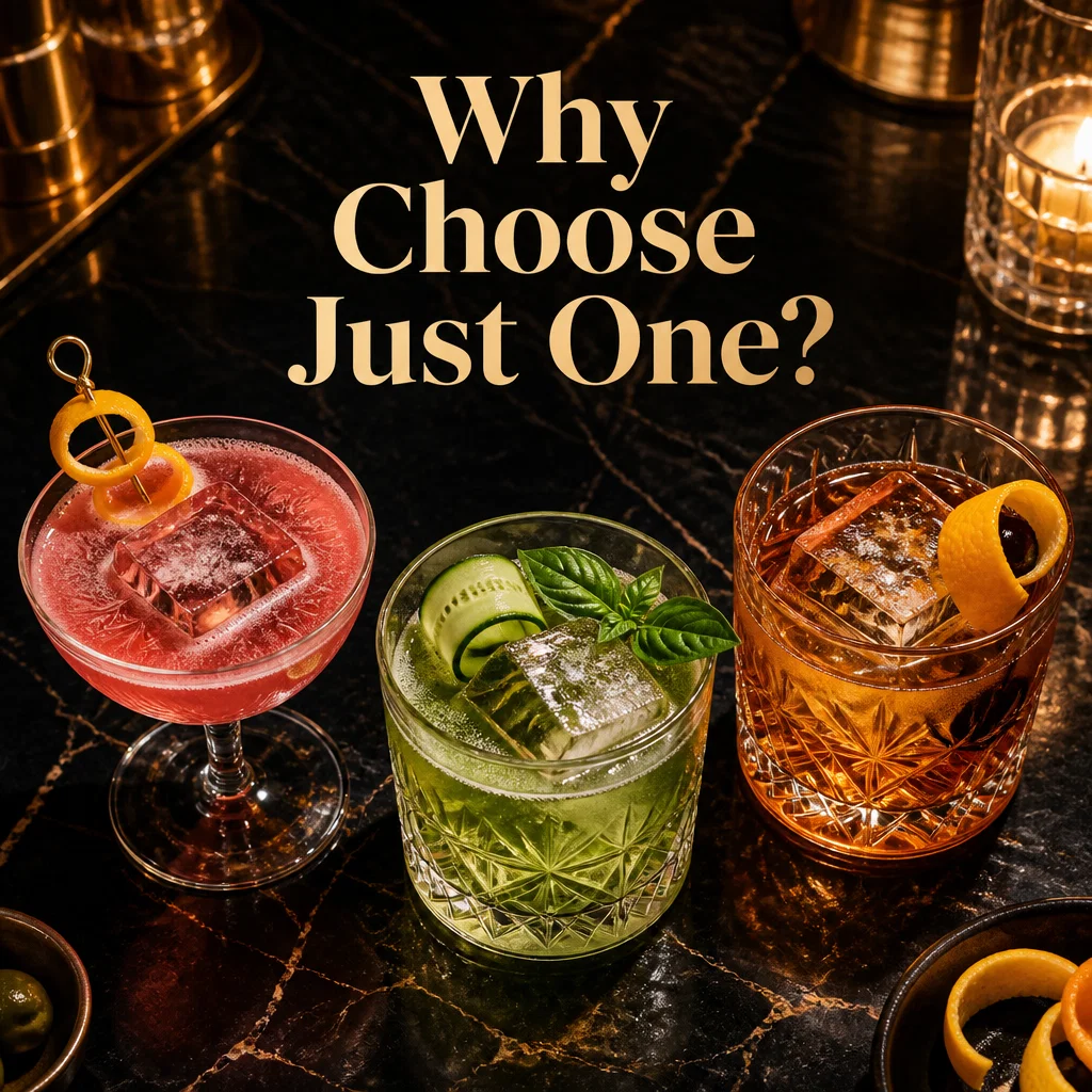 Cocktail Bar ad concept example: The Flight Plan
