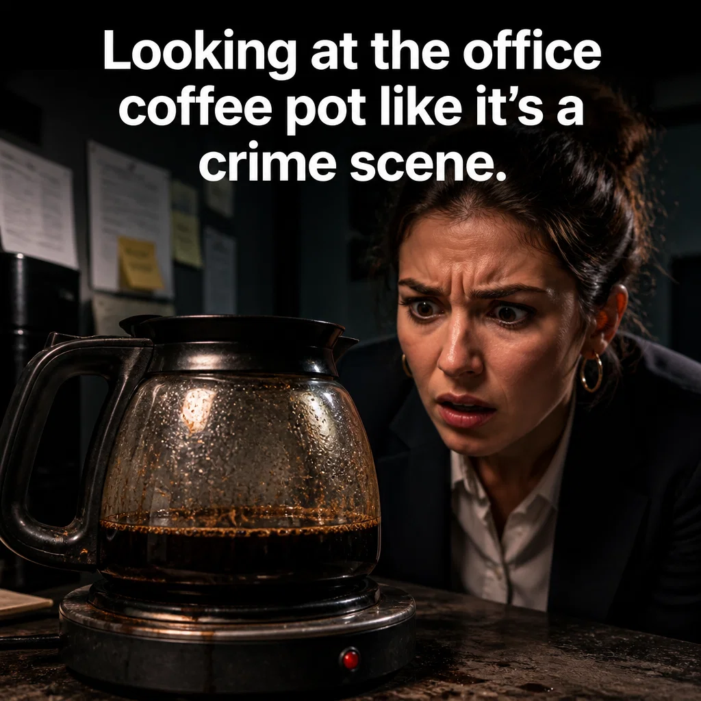 Coffee Roaster meme ad example: The Breakroom Disaster