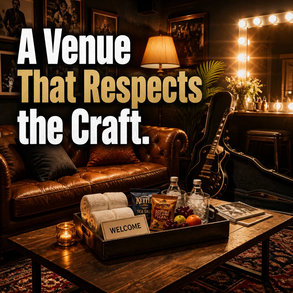 Concert Venue ad concept example: The Artist’s Sanctuary