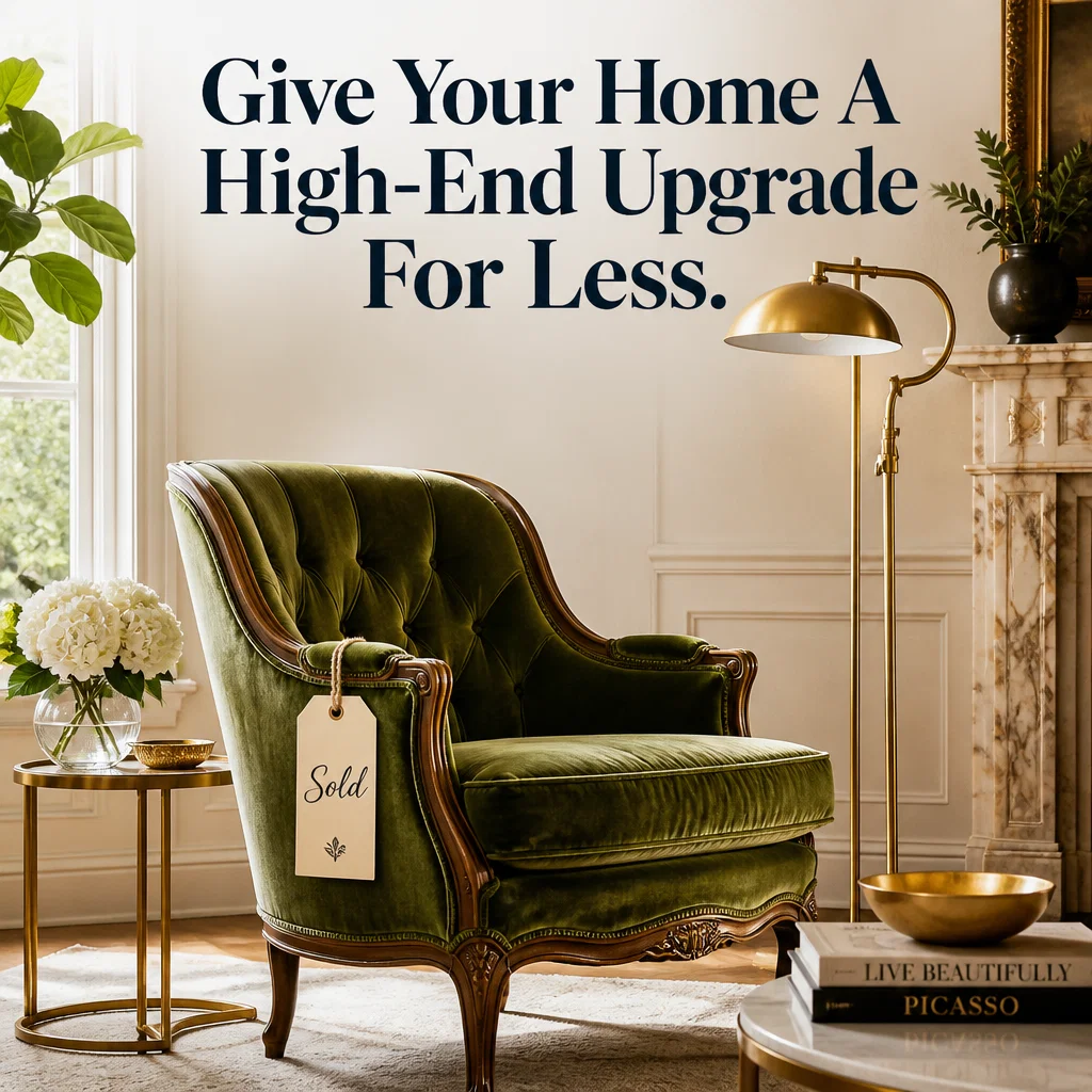 Consignment Shop ad concept example: The Home Decor Flip