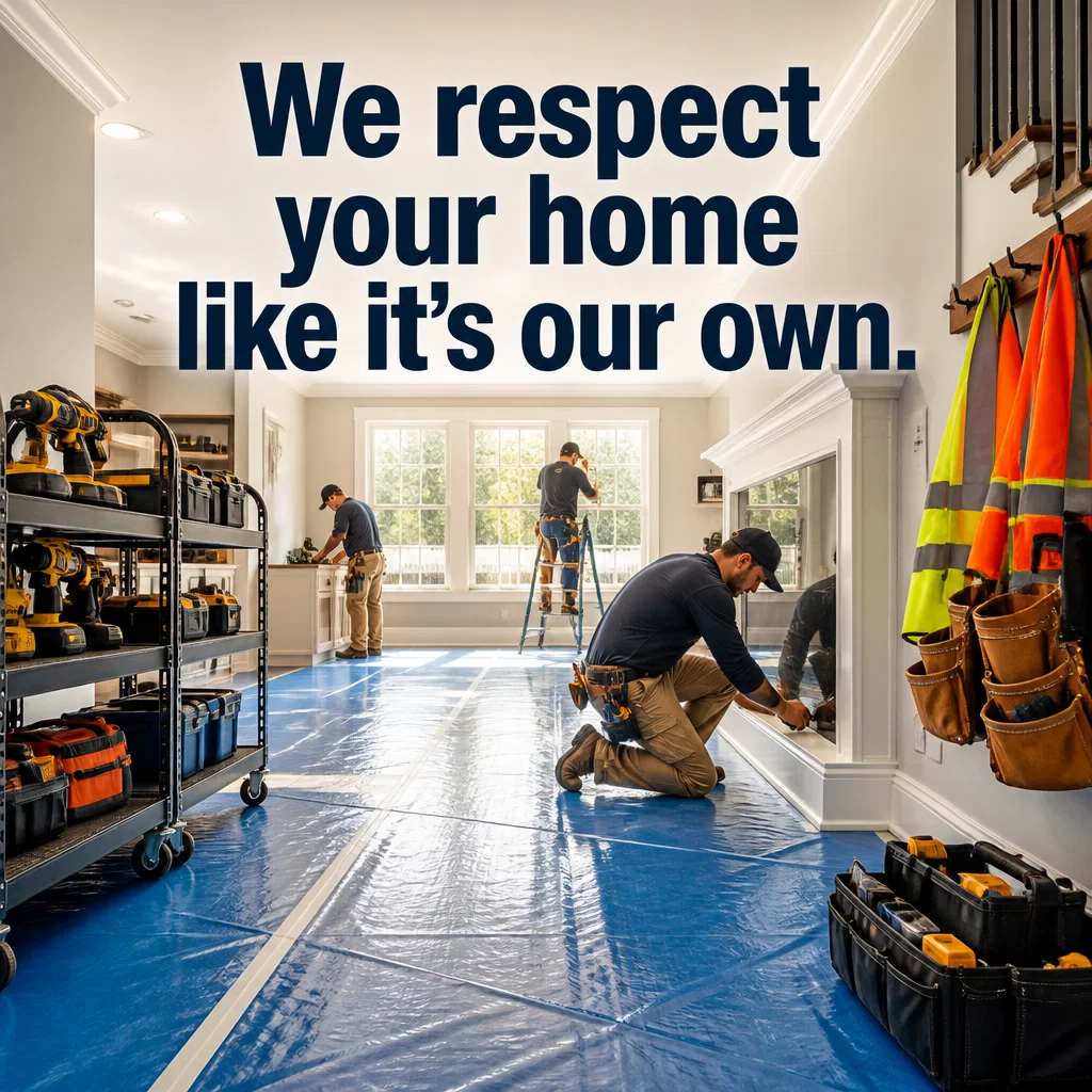 Construction ad concept example: The Modern Jobsite