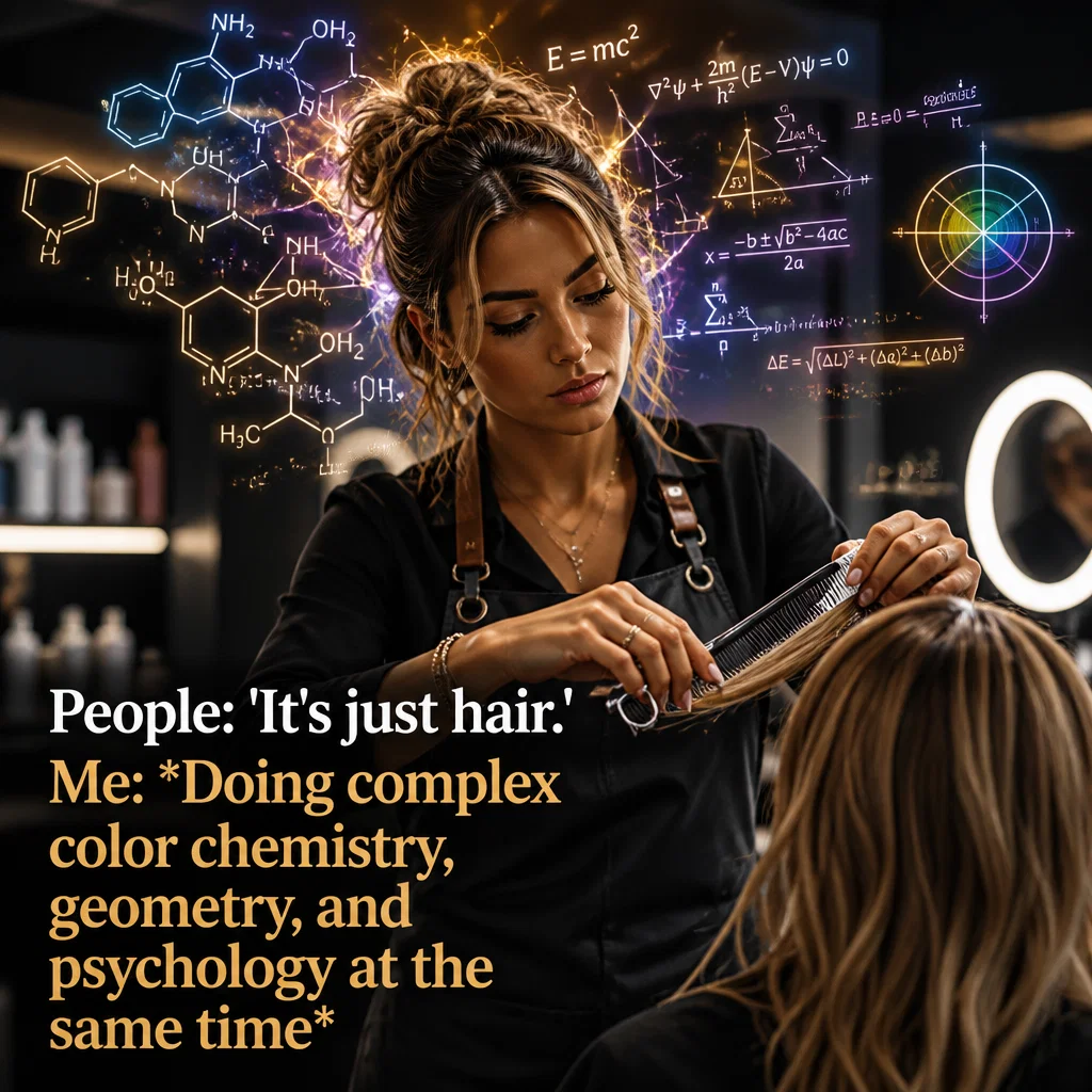 Cosmetology School meme ad example: The 'Just Hair' Myth