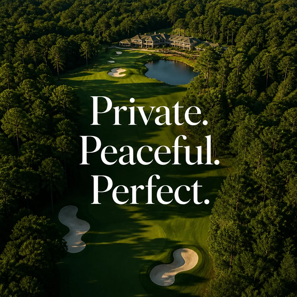Country Club ad concept example: The Hidden Oasis