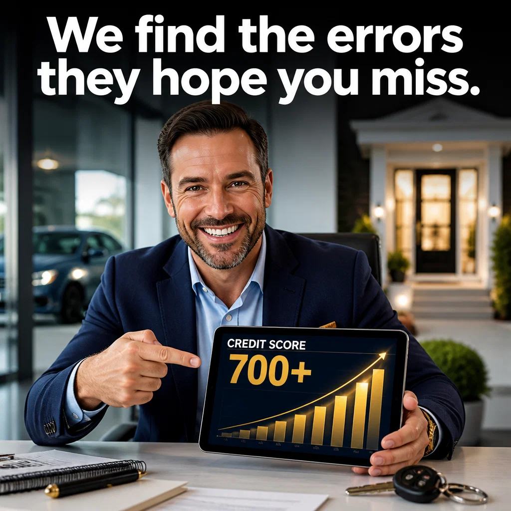 Credit Repair ad concept example: The Expert Consultant