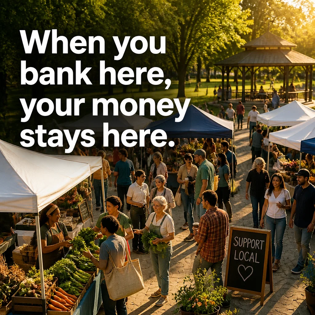 Credit Union ad concept example: The Power of We