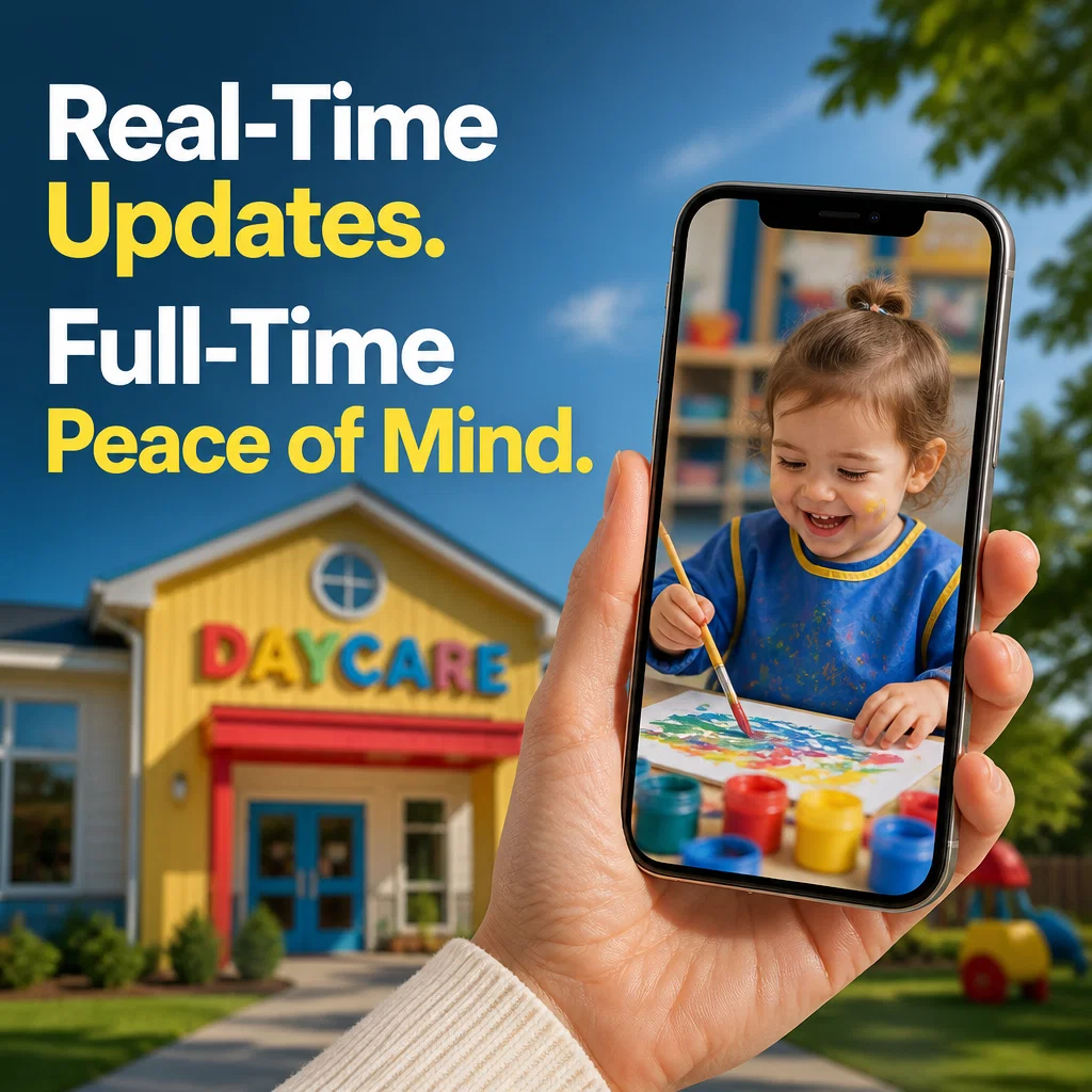 Daycare ad concept example: The 'See You Soon' App