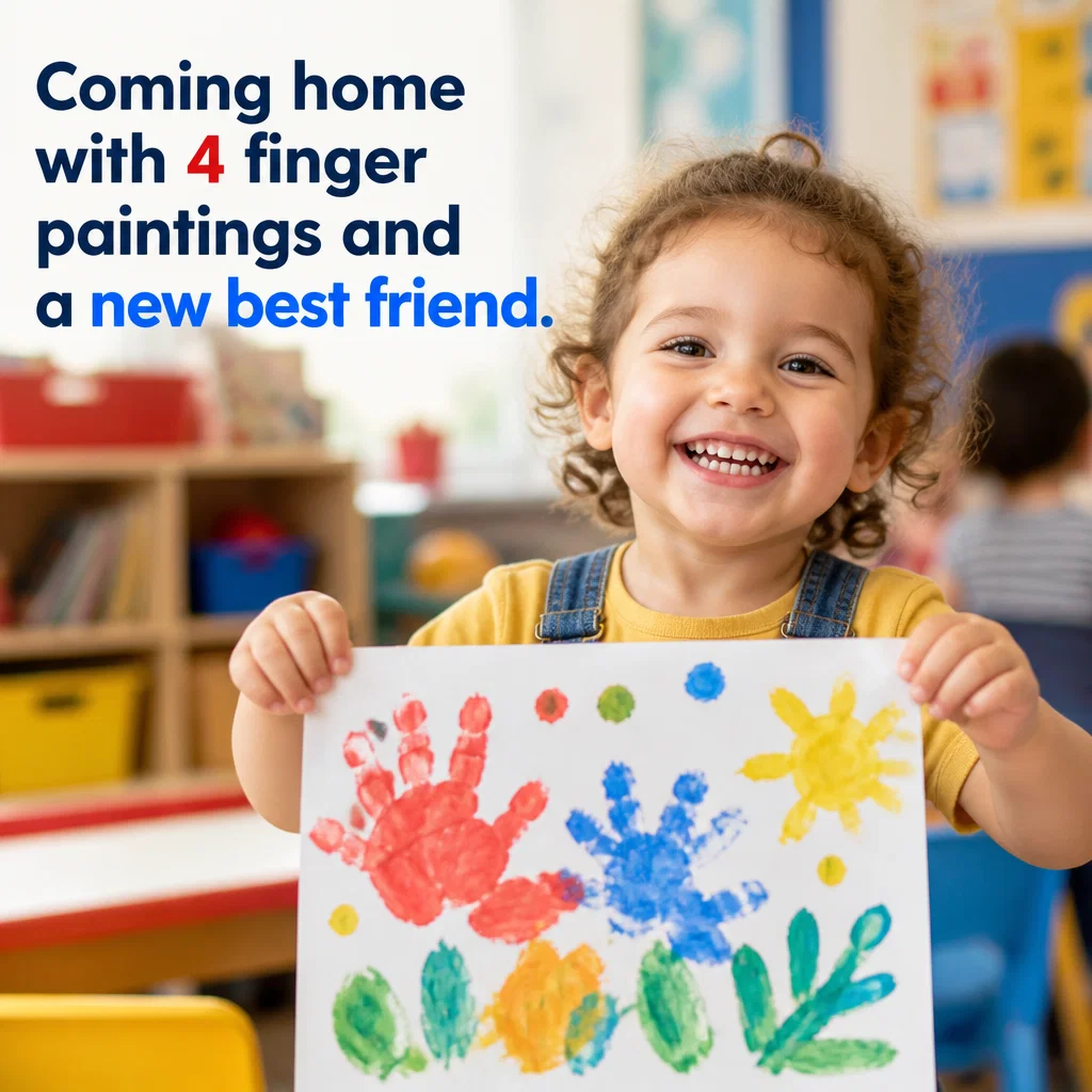 Daycare meme ad example: The Art Gallery Creator