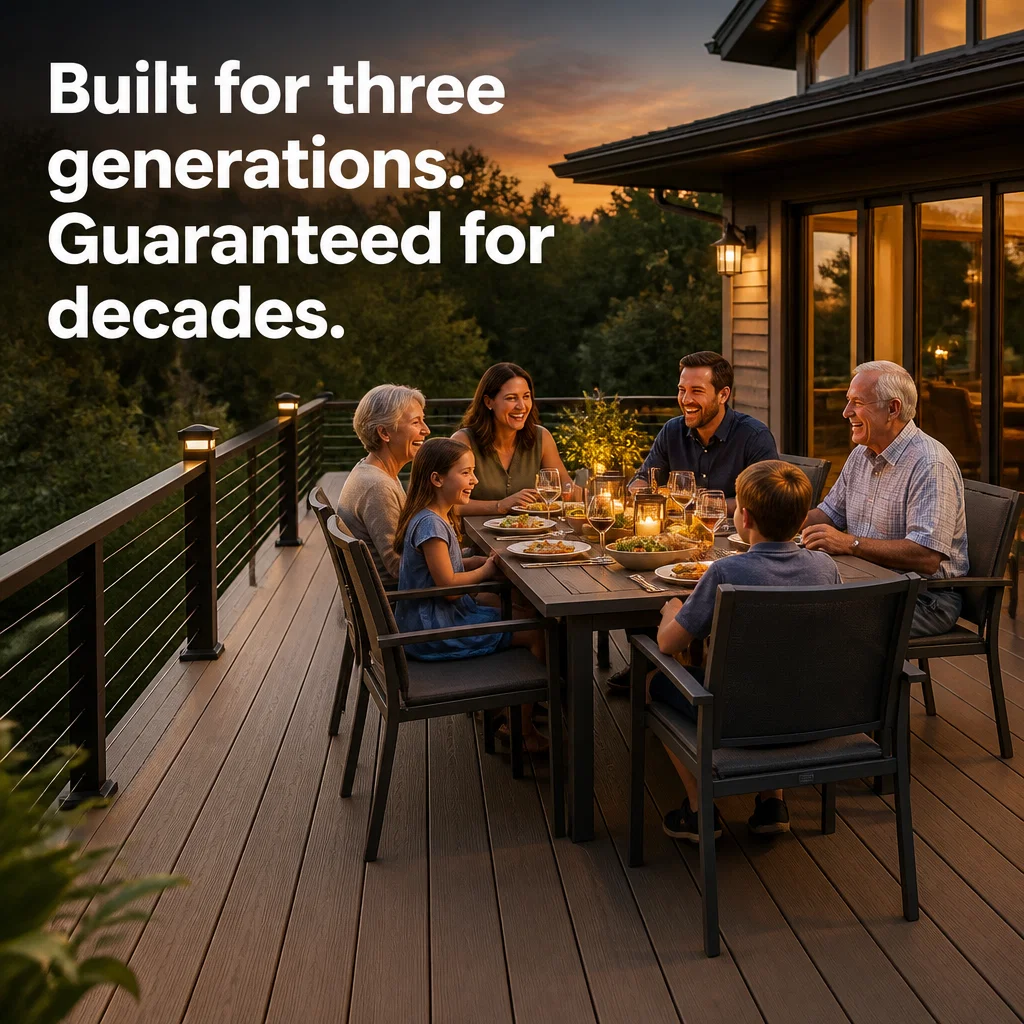 Deck Builder ad concept example: The Family Hub