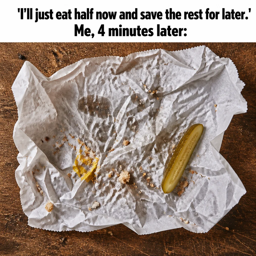 Deli meme ad example: The Half-Sandwich Lie