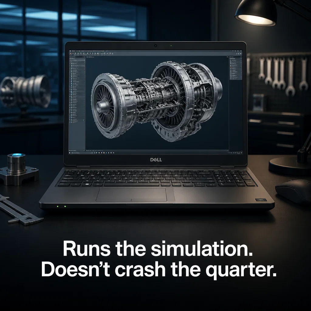 Dell meme ad example: Precision Workstation Flex