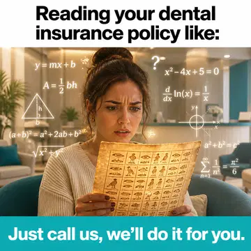 Dentist meme ad example: The Insurance Maze