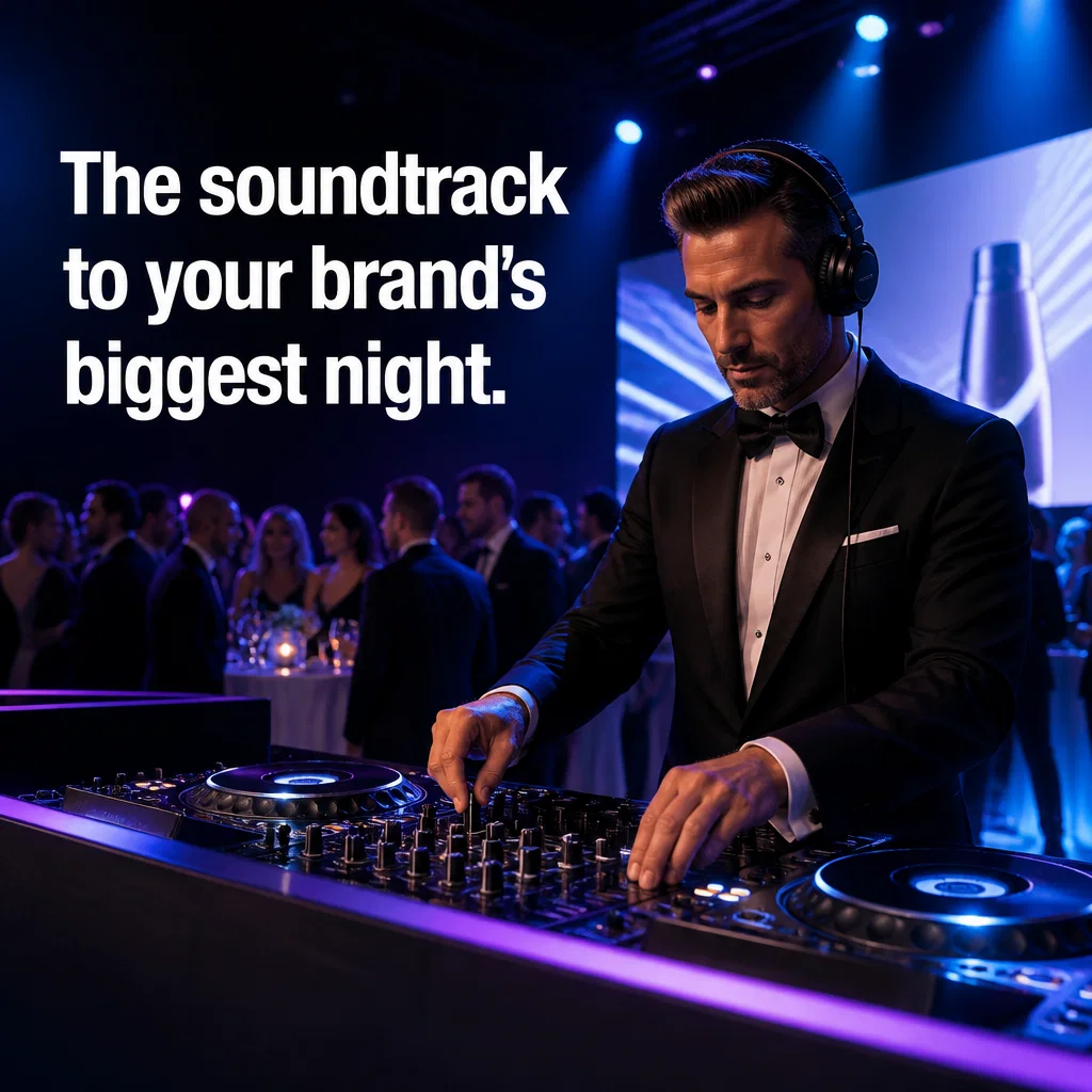 DJ ad concept example: The Corporate Standard