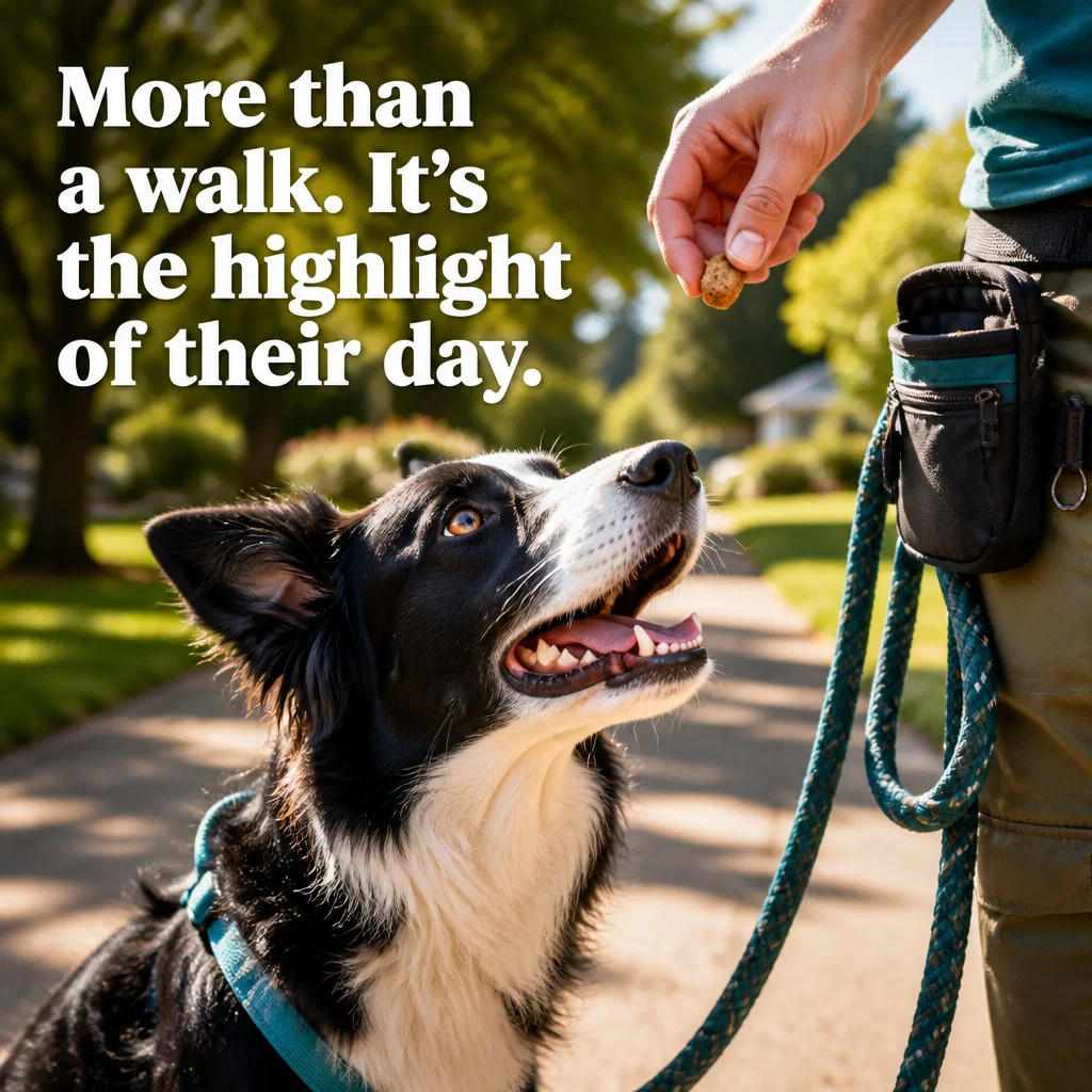 Dog Walking ad concept example: The Enrichment Specialist
