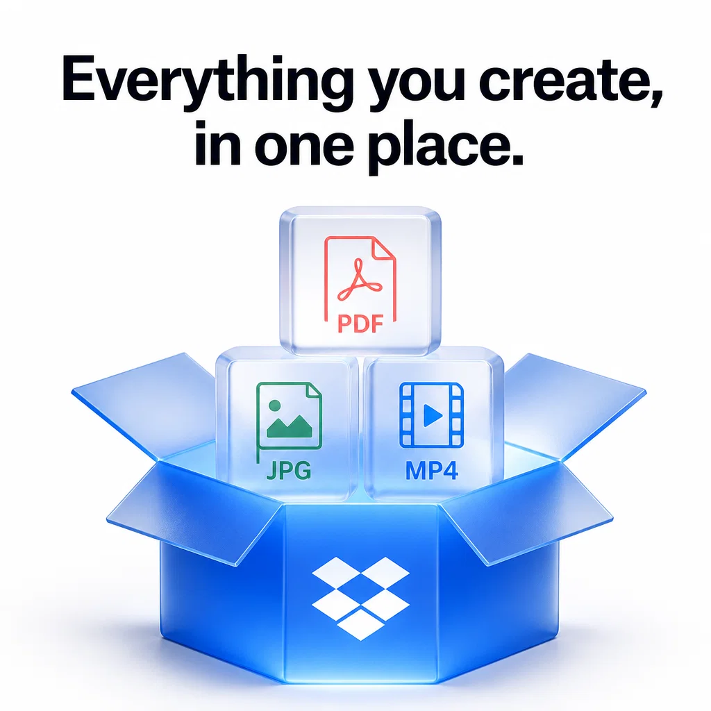 Dropbox ad concept example: The Modern Archive