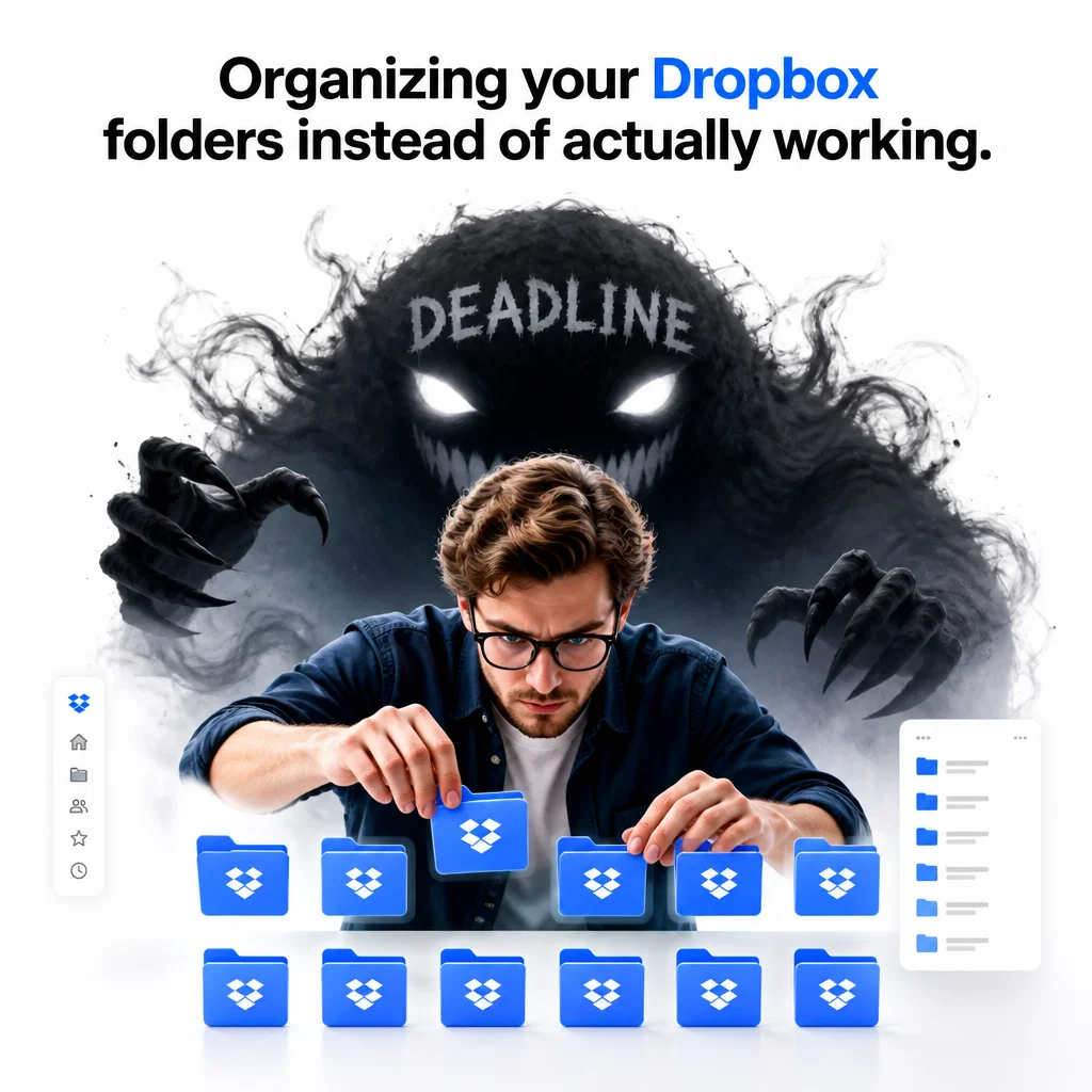 Dropbox meme ad example: Digital Feng Shui