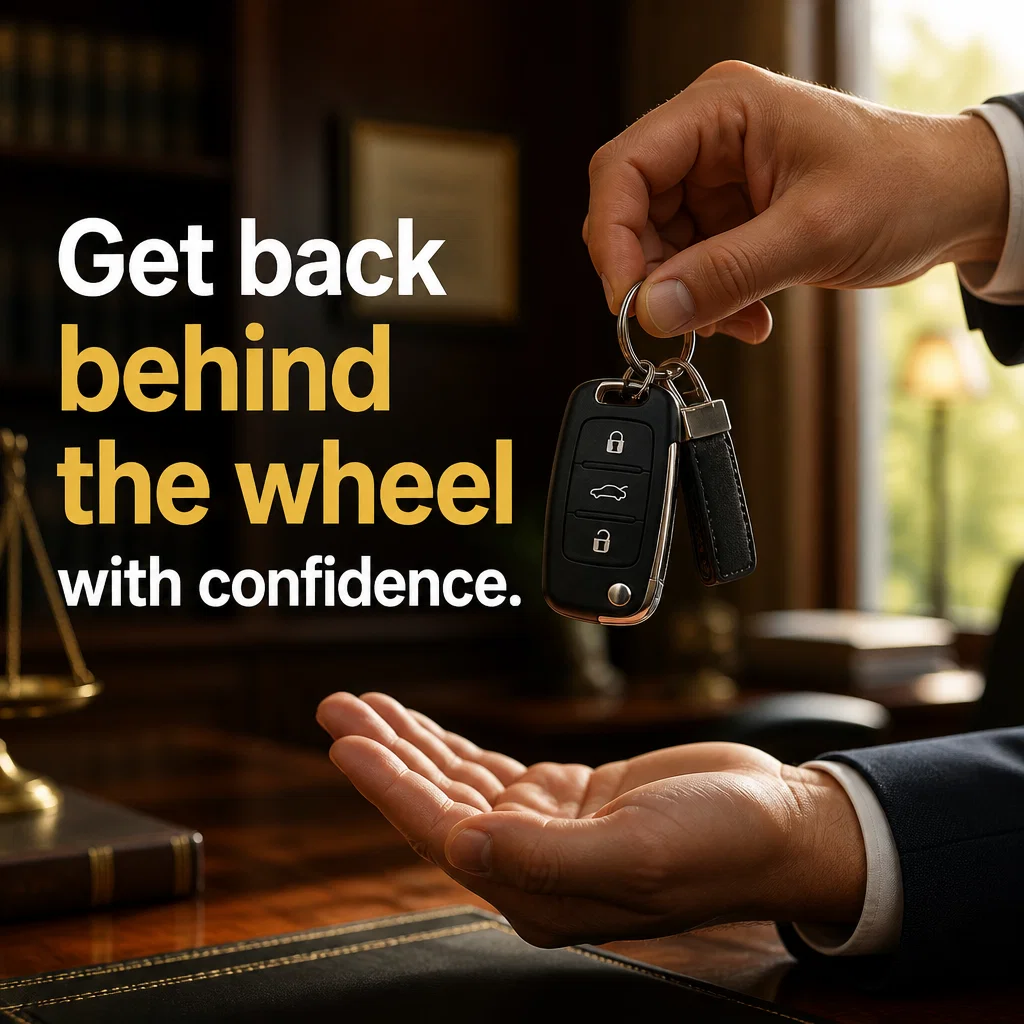 DUI Lawyer ad concept example: The Keys Back