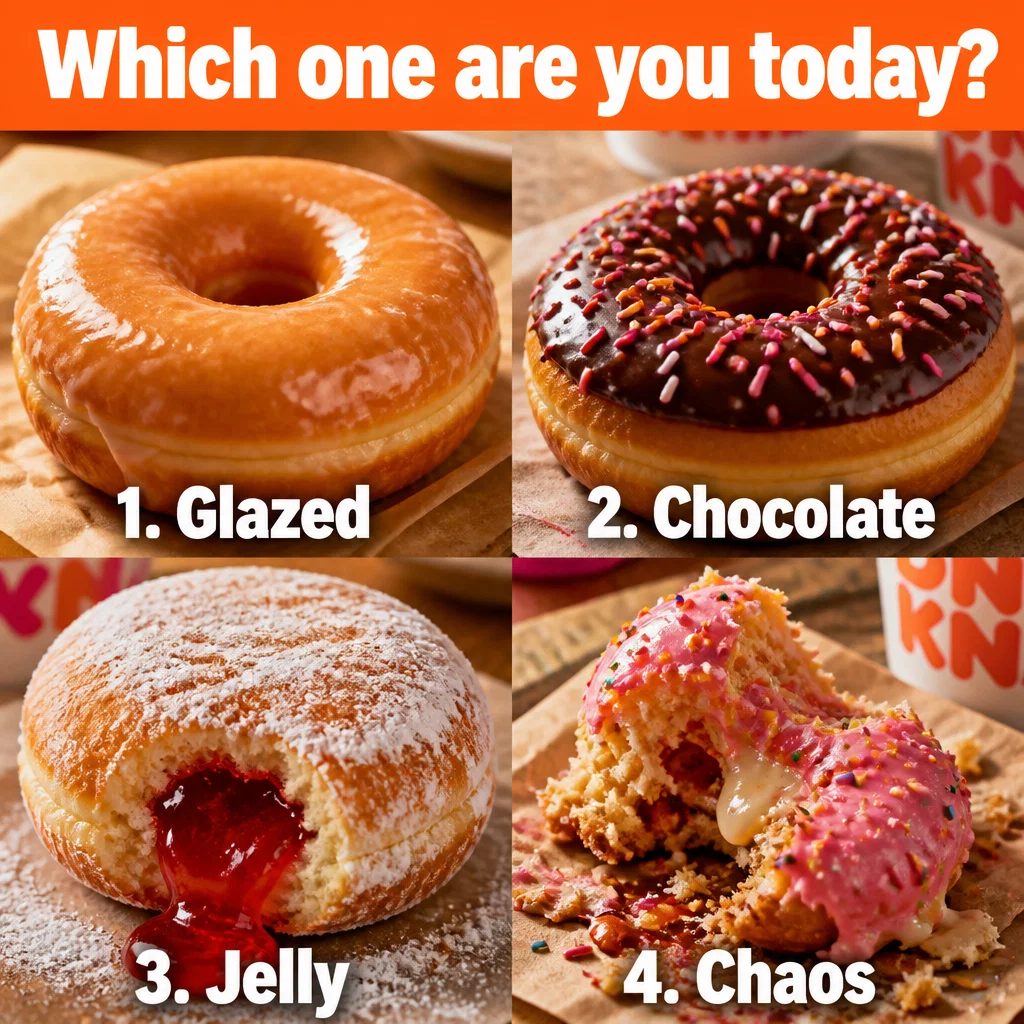 Dunkin' meme ad example: Selection Personality