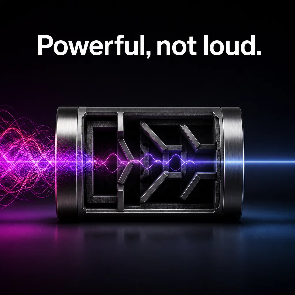 Dyson ad concept example: Acoustic Engineering