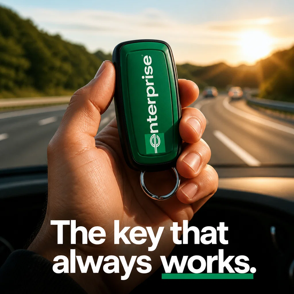 Enterprise ad concept example: Green Key Fob