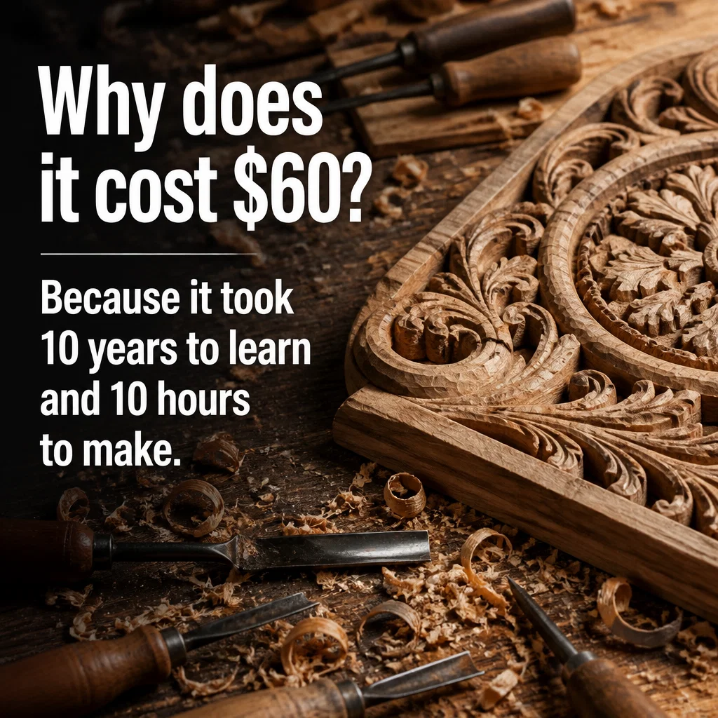 Etsy Shop meme ad example: Work in Progress