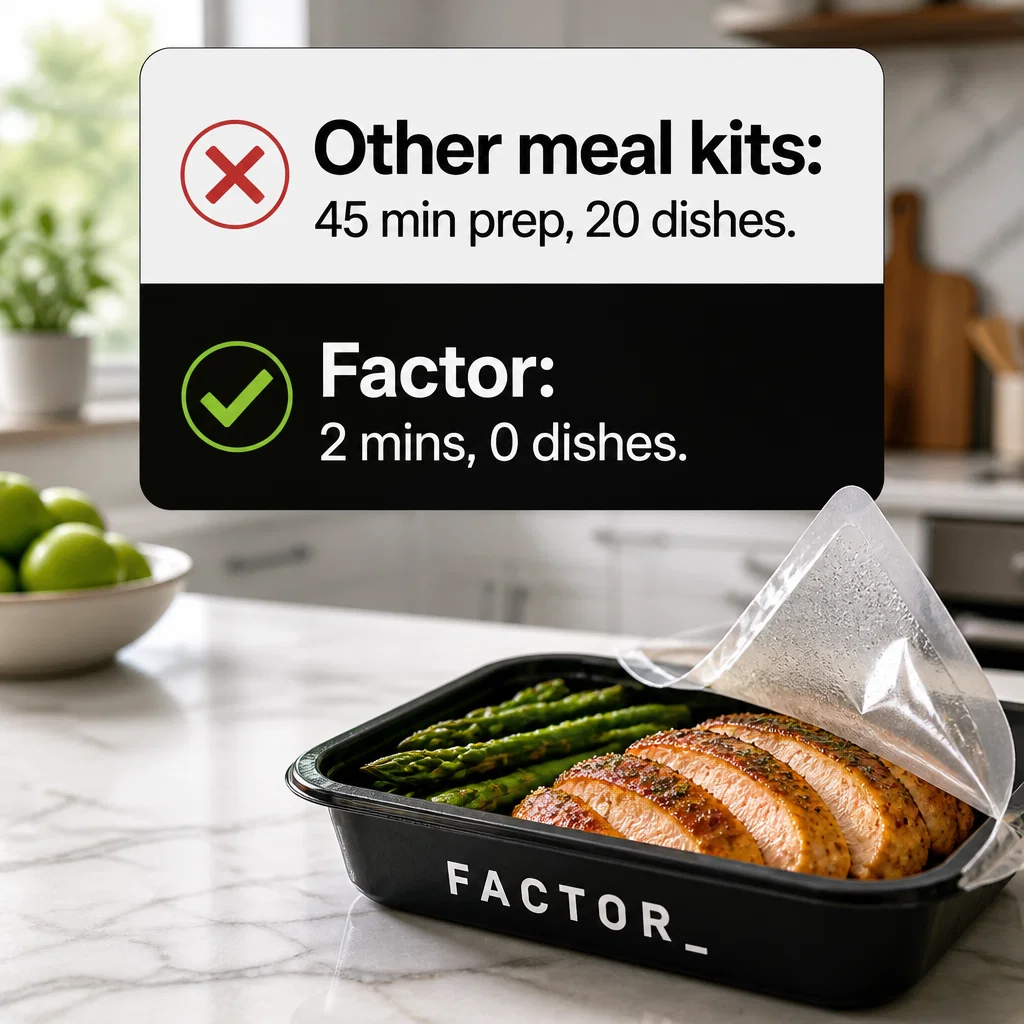 Factor meme ad example: The Comparison Trap