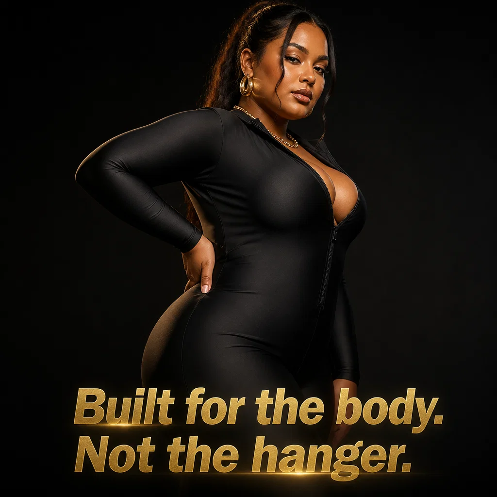 Fashion Nova ad concept example: Curve Silhouette Study