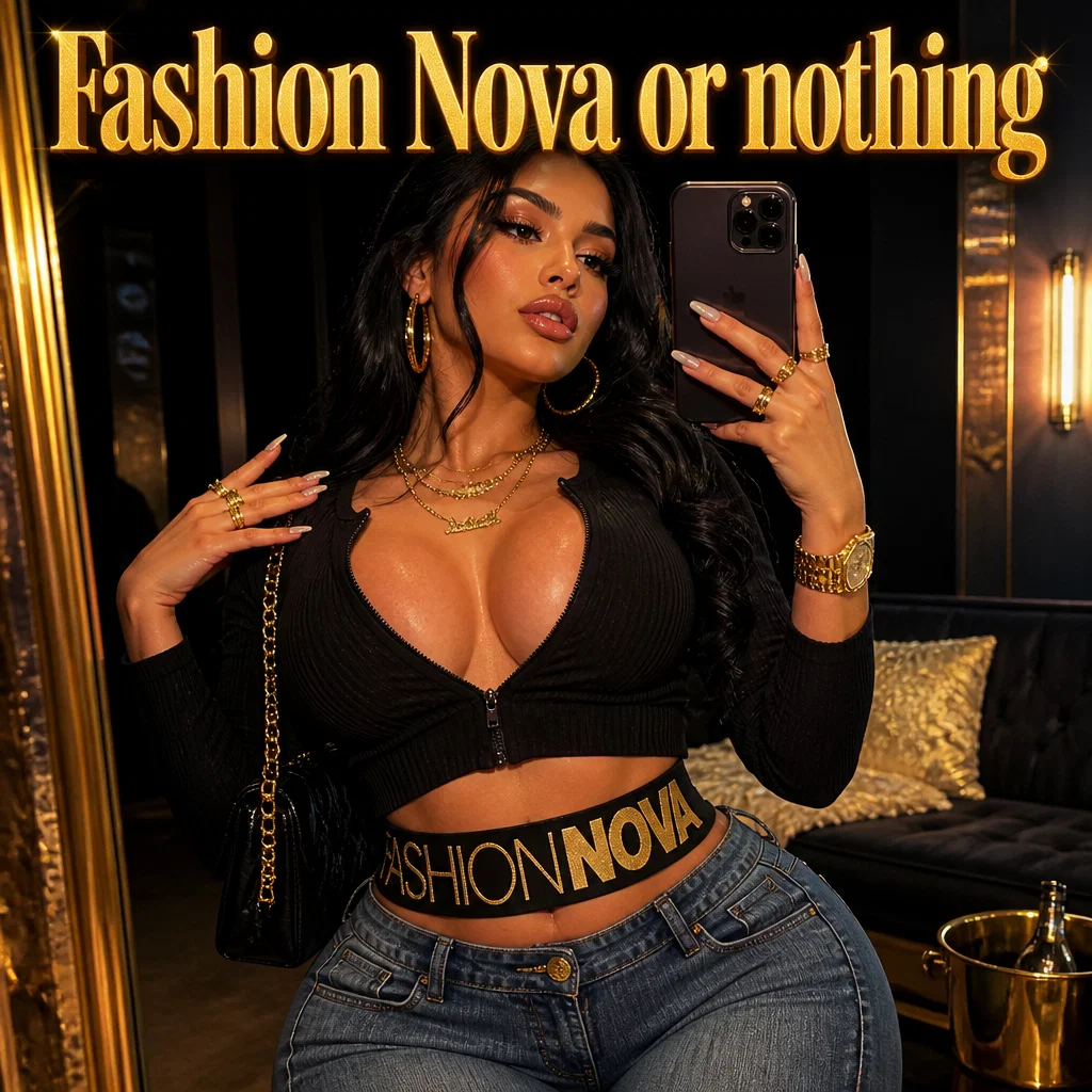 Fashion Nova meme ad example: Waistband Flex
