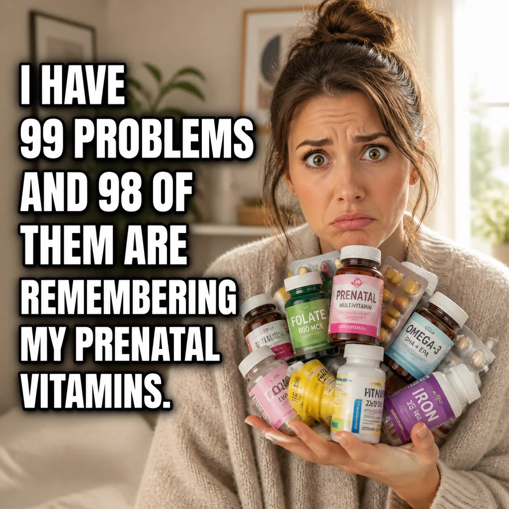 Fertility Clinic meme ad example: The Supplement Struggle