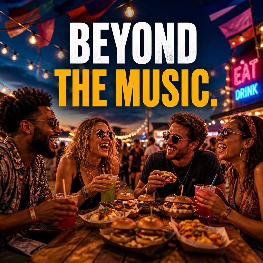 Festival ad concept example: The Foodies Paradise