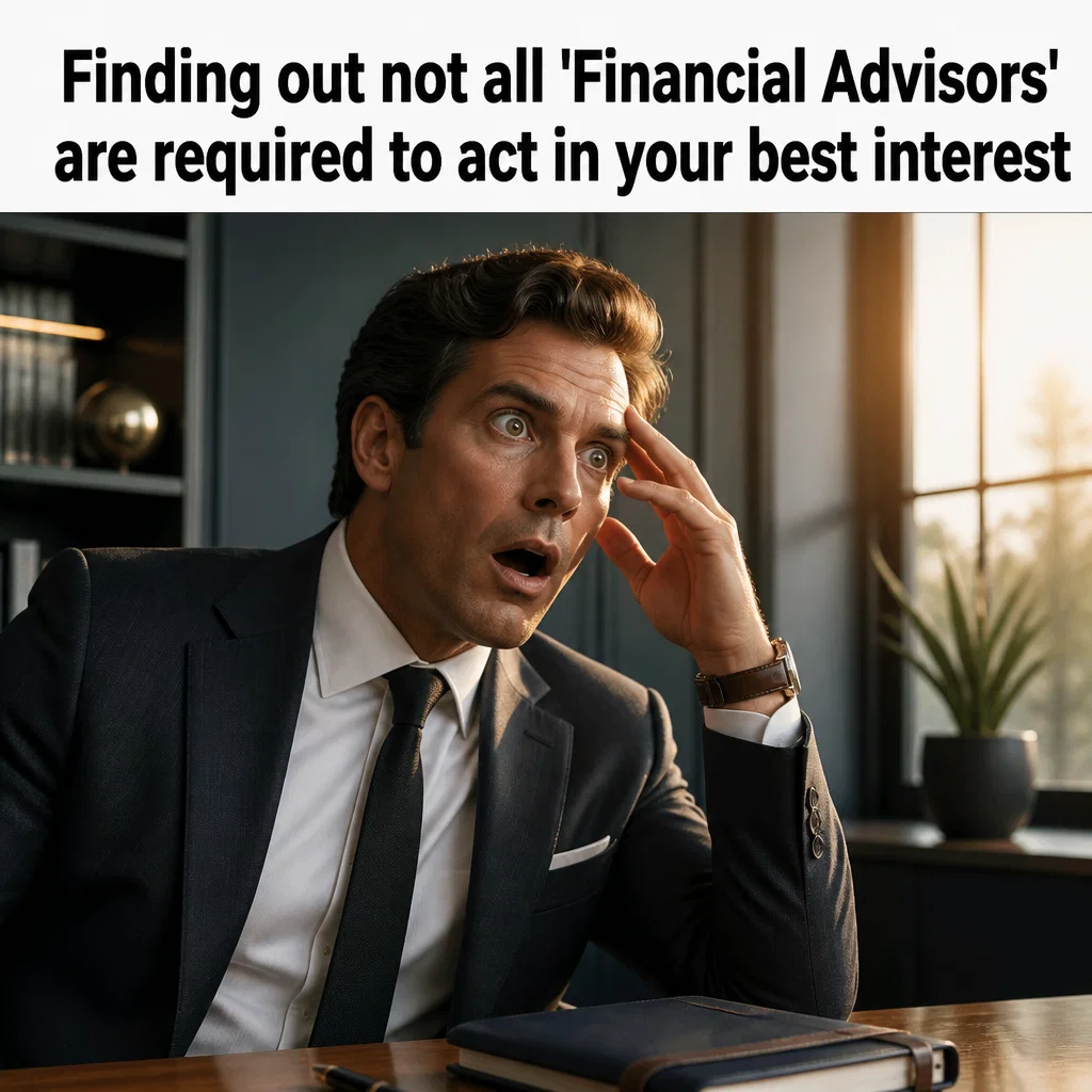 Financial Advisor meme ad example: Fiduciary Realization
