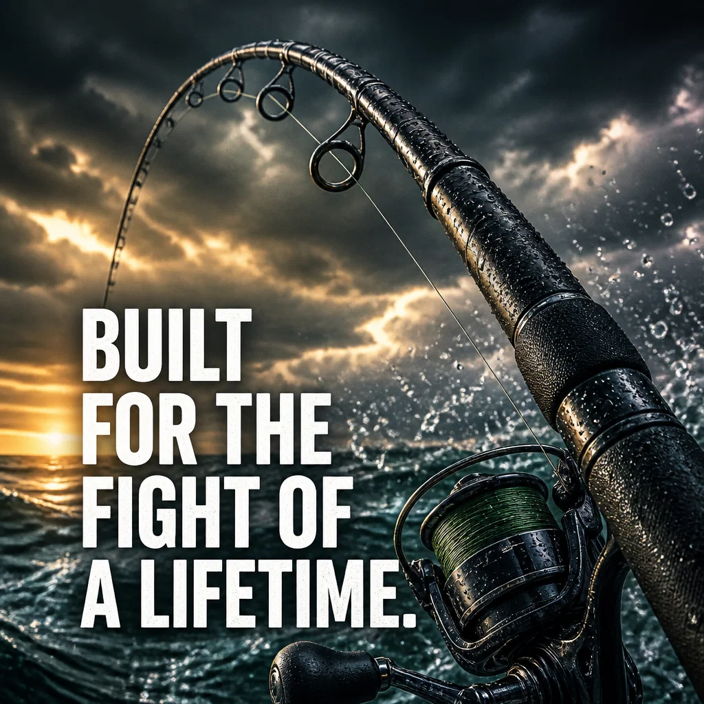 Fishing Tackle ad concept example: The Breaking Point