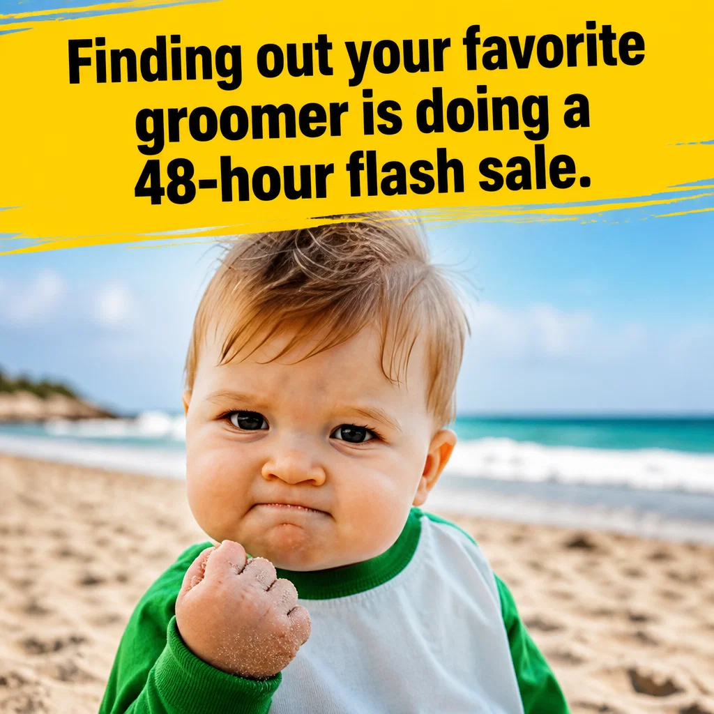 Flash Sale meme ad example: The Real Hero