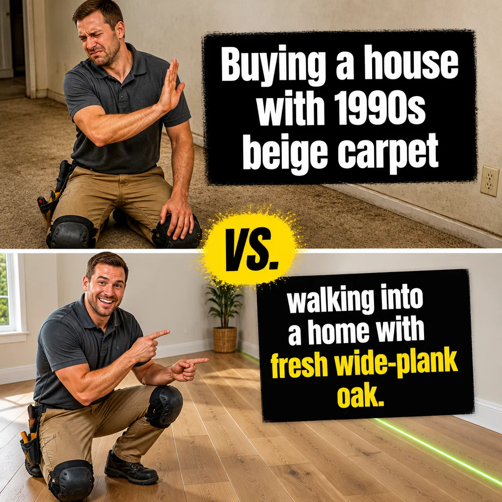 Flooring Company meme ad example: The 90s Trap