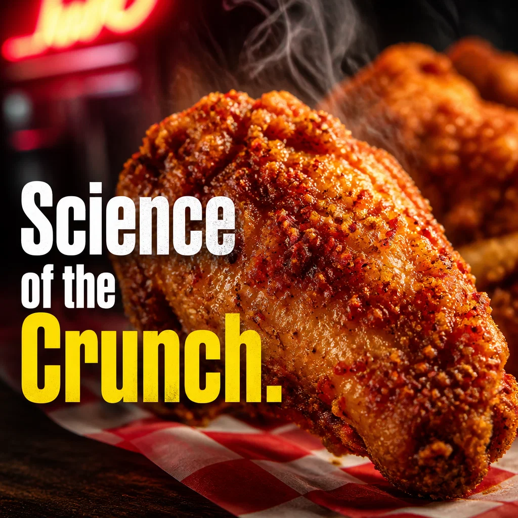 Fried Chicken Restaurant ad concept example: The Texture Macro