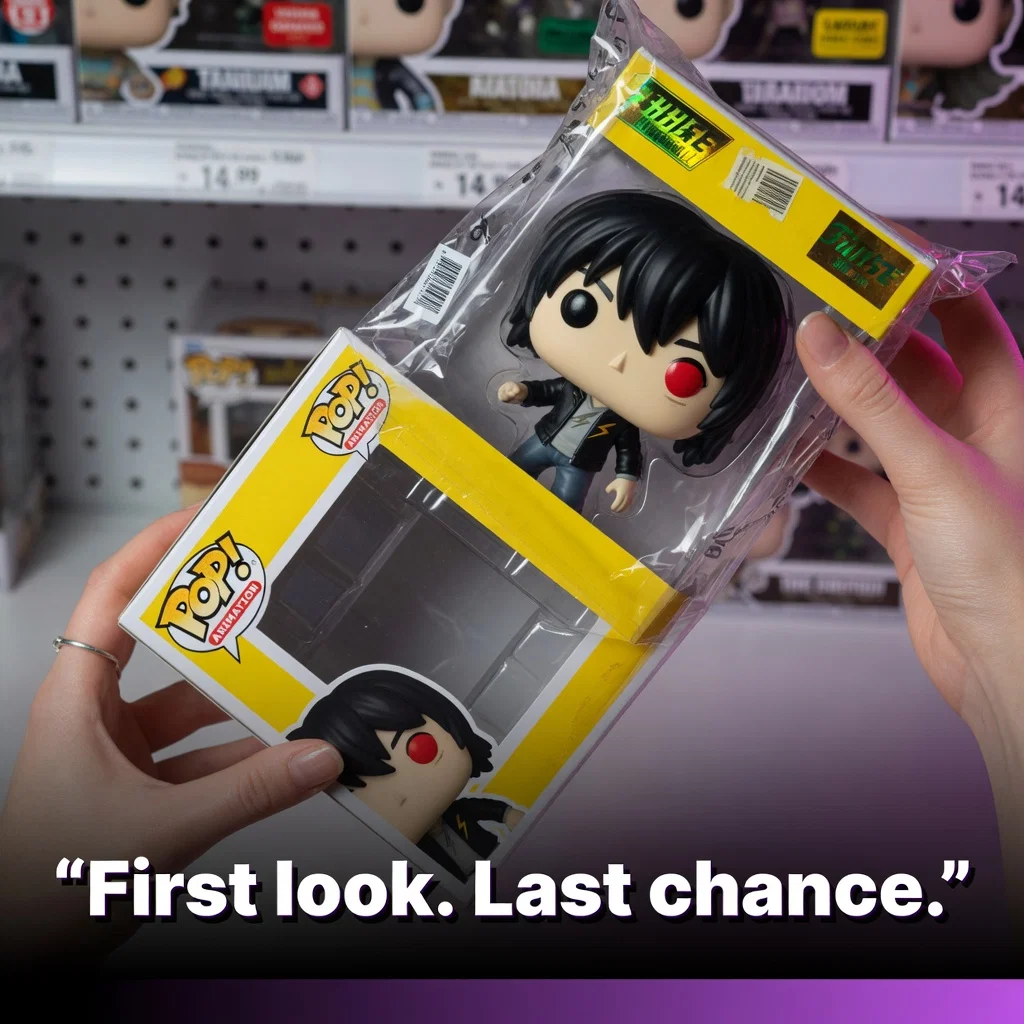 Funko ad concept example: Unboxing Ritual