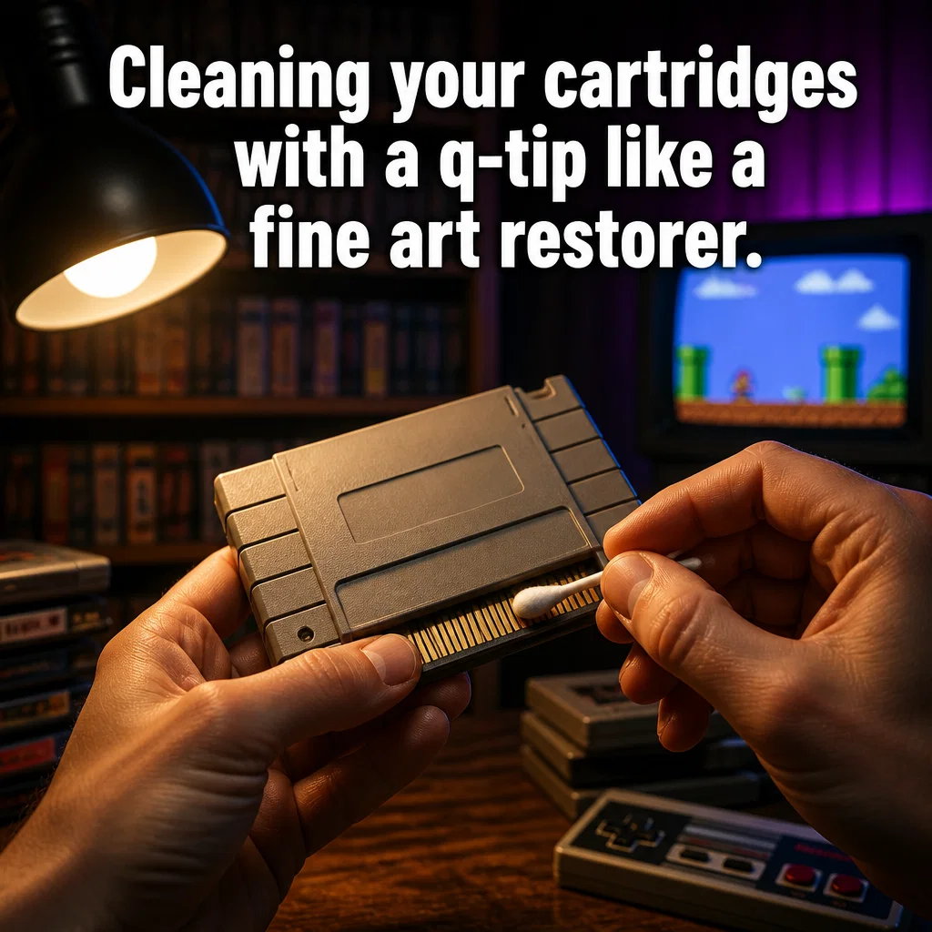 Game Store meme ad example: Retro Restoration