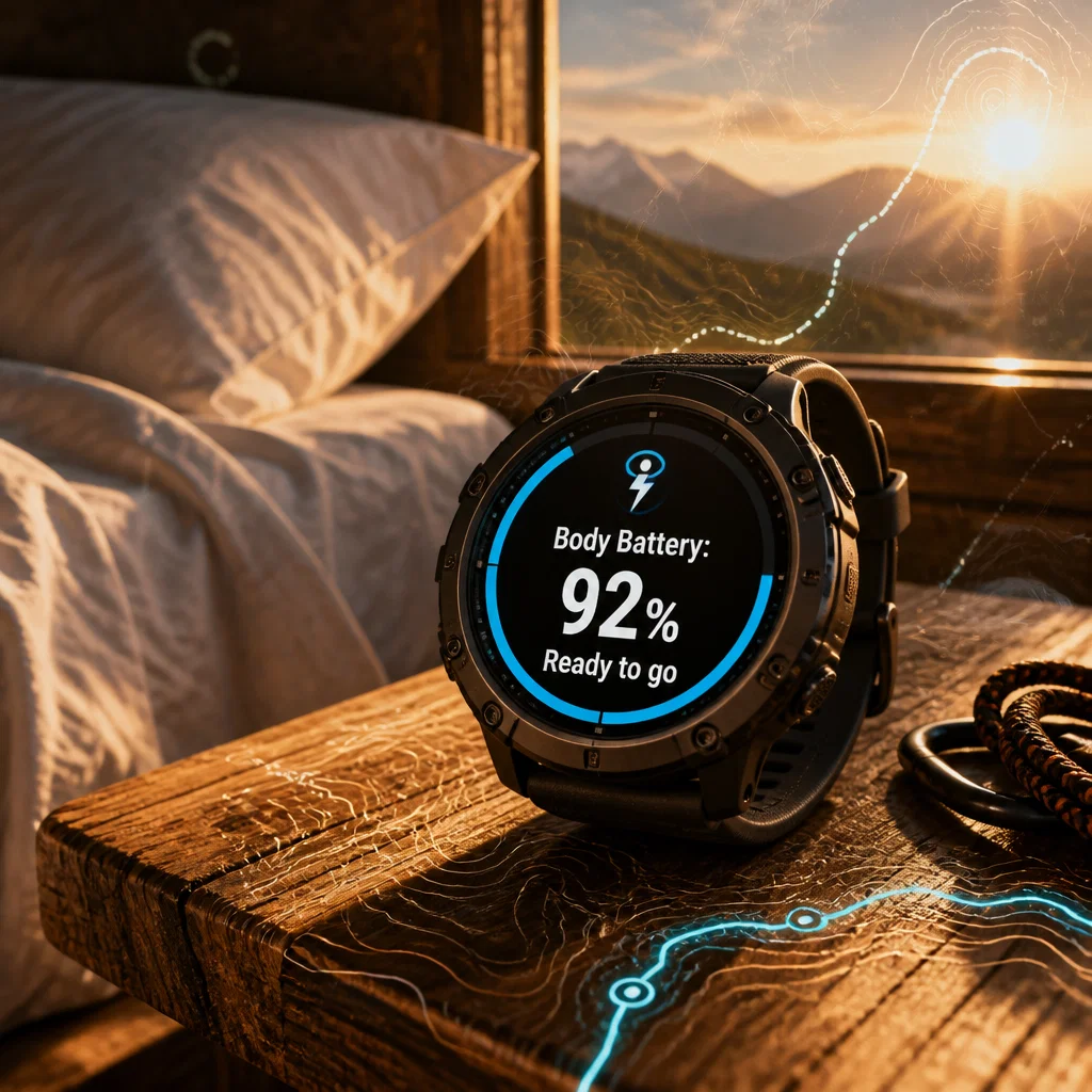 Garmin ad concept example: Recovery Dashboard