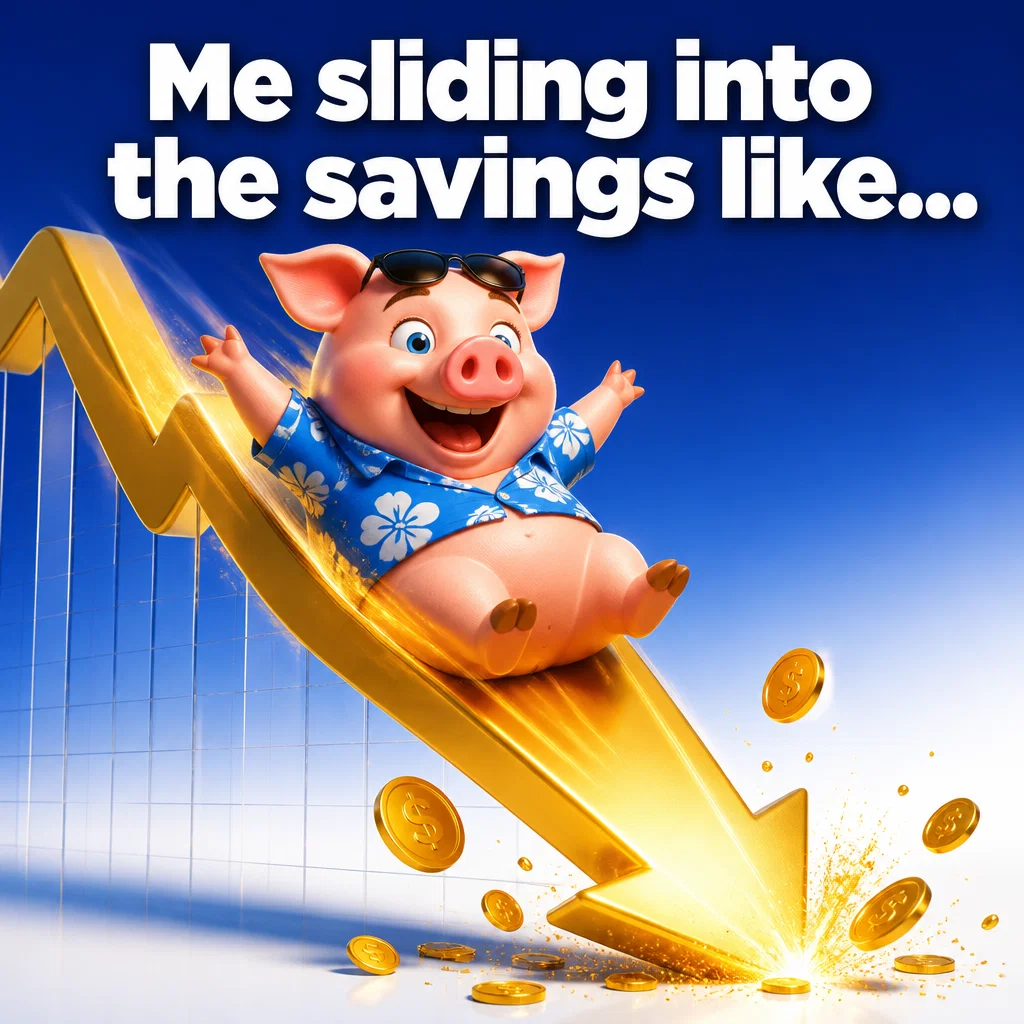 GEICO meme ad example: The Efficiency Slide
