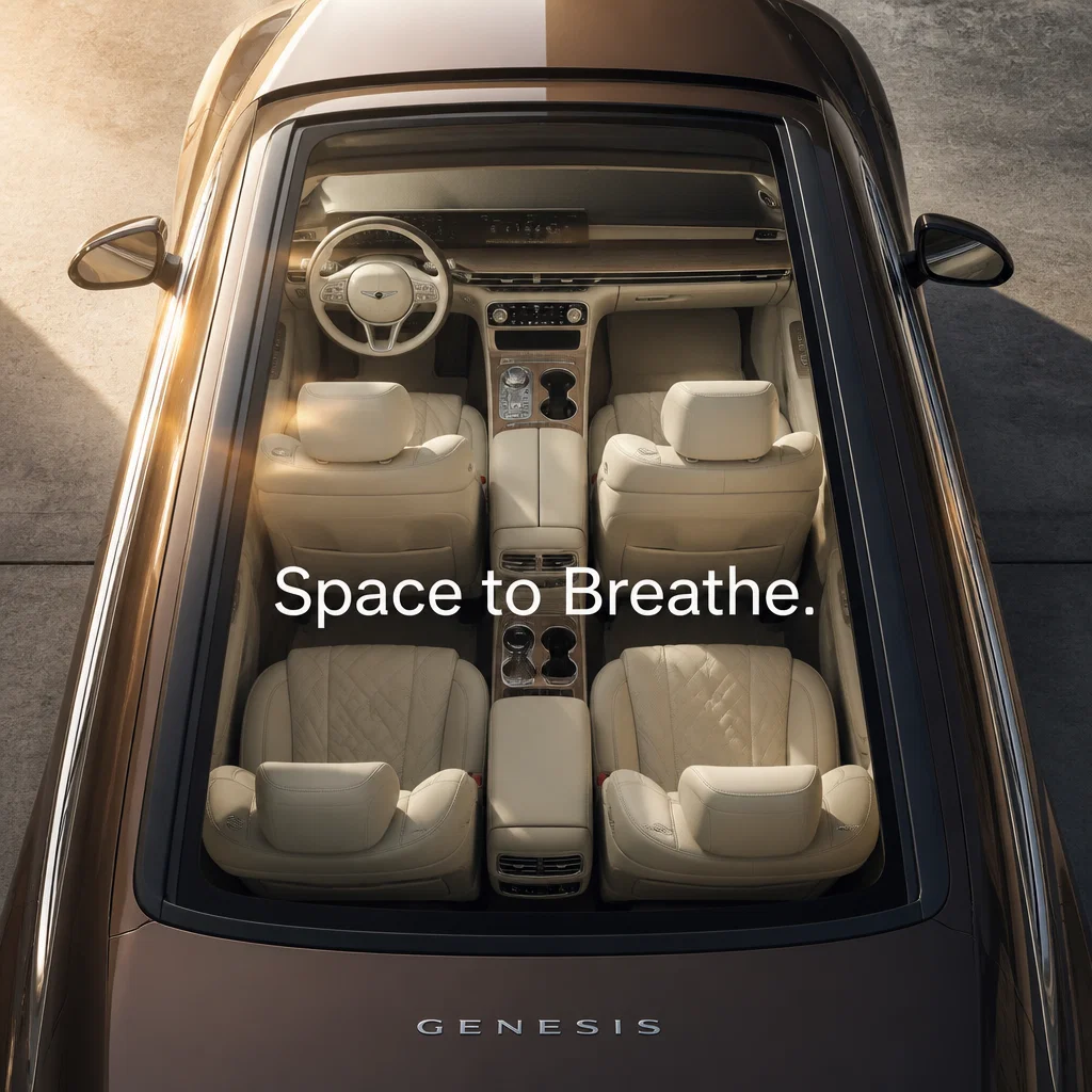 Genesis ad concept example: Son-Nim Hospitality