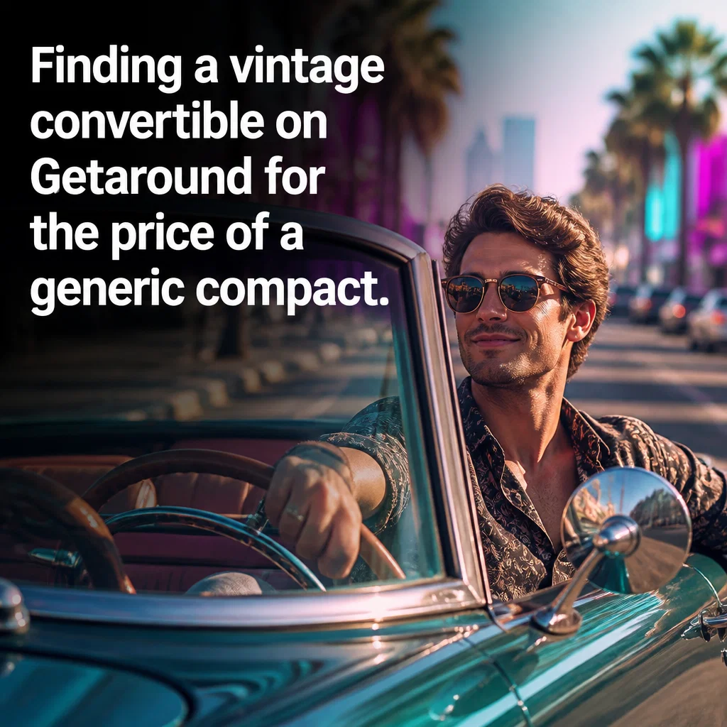 Getaround meme ad example: The Hidden Gem